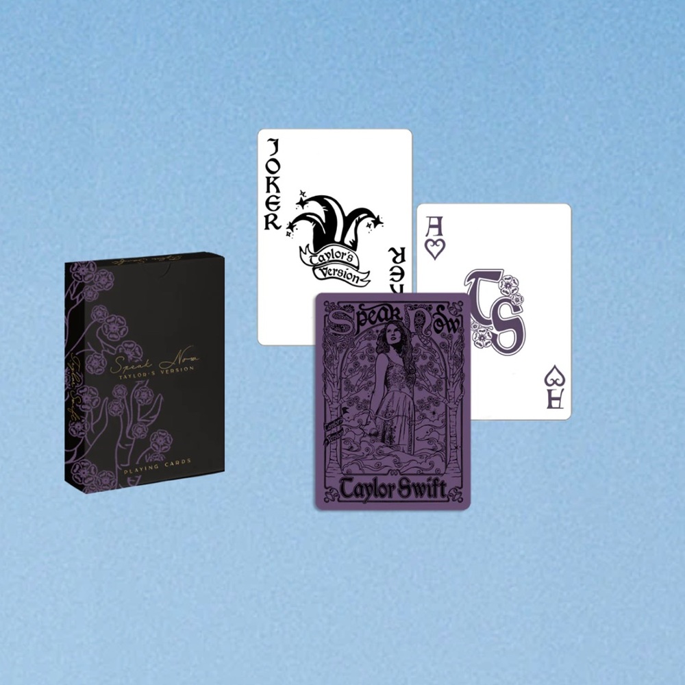 TAYLOR SWIFT Speak Now (Taylor’s Version) Playing Cards